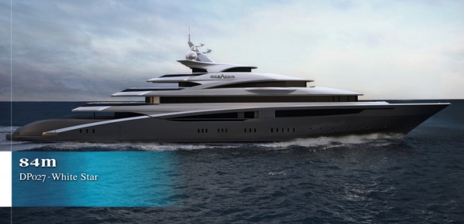 White Star Yacht Concept - side view