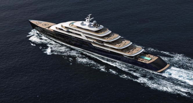 165m Nauta luxury yacht project