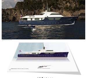 New 34.34m motor yacht concept by PB BEHAGE