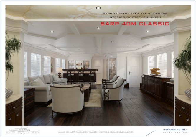 40m Sarp Classic Motor Yacht - Lounge 40m Sarp Classic Motor Yacht - Lounge