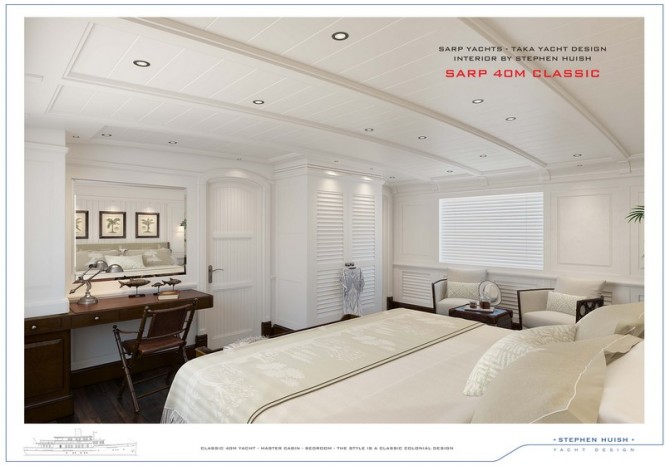 40m Sarp Classic Superyacht - Cabin 40m Sarp Classic Superyacht - Cabin