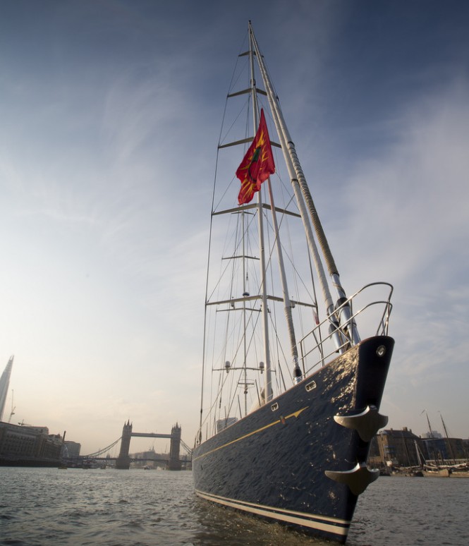 46m superyacht Christopher by Pendennis on the Thames