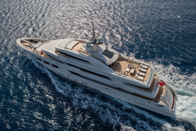 61-metre CRN Motor Yacht Saramour - Image courtesy of CRN