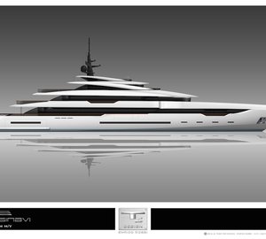 New 67m Prince Shark Yacht Version by Team For Design - Enrico Gobbi for Rossinavi