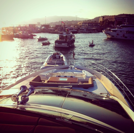 A number of sea trials took place at the Cannes Yachting Festival, with the 80 Sport Yacht being pictured here