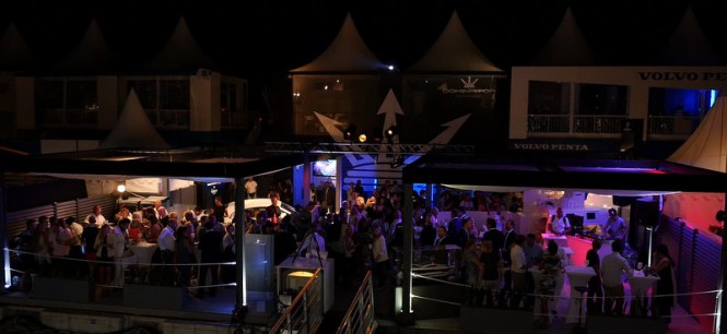 A spectacular party hosted by Dominator at the 2014 Cannes Yachting Festival