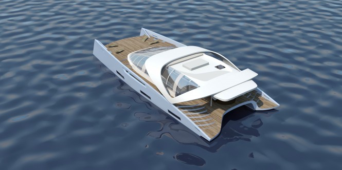 AIR 99 superyacht - aft view AIR 99 superyacht - aft view