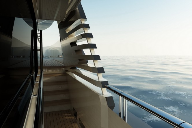 Aboard super yacht DEY 24