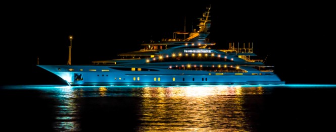 Benetti luxury yacht Diamonds Are Forever - Photo credit to Daniel Kennerknecht