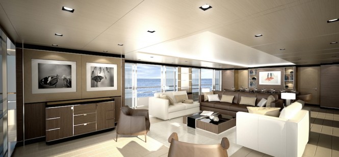 CRN Motor Yacht Conero - Main Saloon - CLASSIC CRN Motor Yacht Conero - Main Saloon - CLASSIC