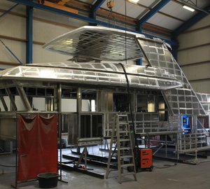 New 24m Drettmann Explorer 24 yacht taking shape