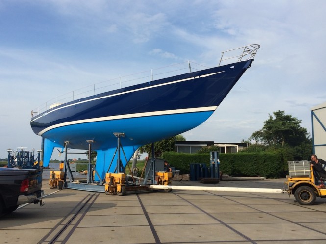 Flyer One yacht after Huisfit - photo by RoyalHuisman