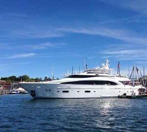 Horizon RP110 motor yacht Andrea VI showcased at 2014 Newport Int’l Boat Show