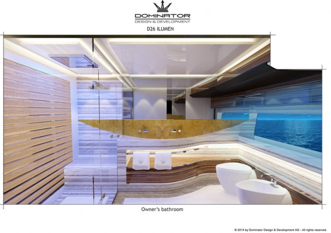 Ilumen superyacht - Owners Bathroom
