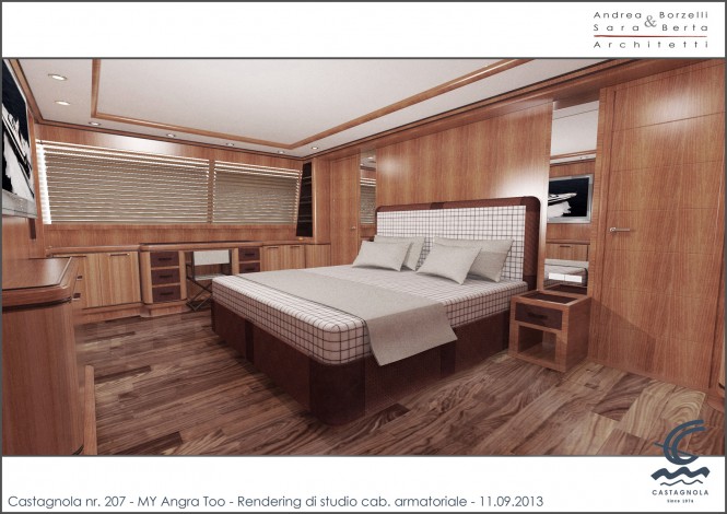 Luxury yacht Angra Too - Master Suite