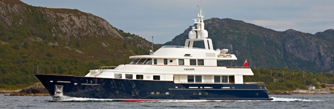 Luxury charter yacht Calliope