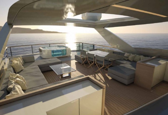 Luxury yacht SF 35 concept - Exterior