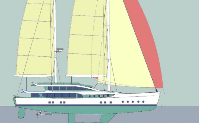 Luxury yacht SM45 Project Amerigo - Profile
