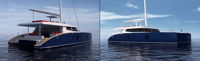 Luxury yacht Sunreef 74