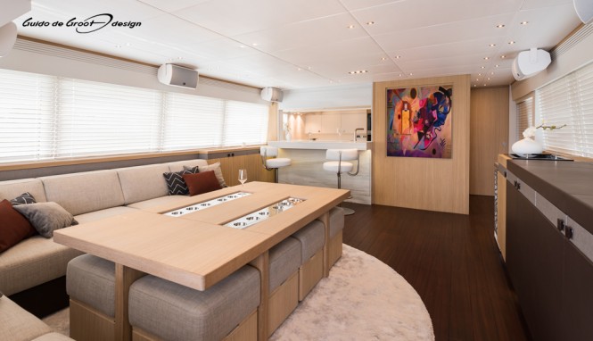 Luxury yacht The Next Episode - Saloon