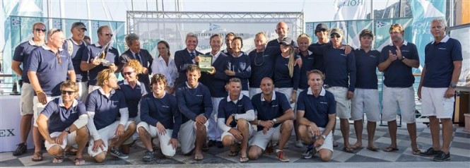 MAGIC CARPET CUBED (GBR) CREW, WINNERS OF THE WALLY CLASS - Photo Carlo Borlenghi : Rolex - Photo Rolex:Carlo Borlenghi