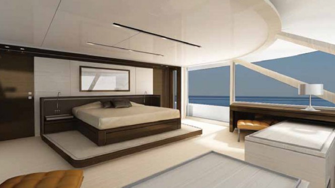Motor yacht SF 35 concept - Cabin