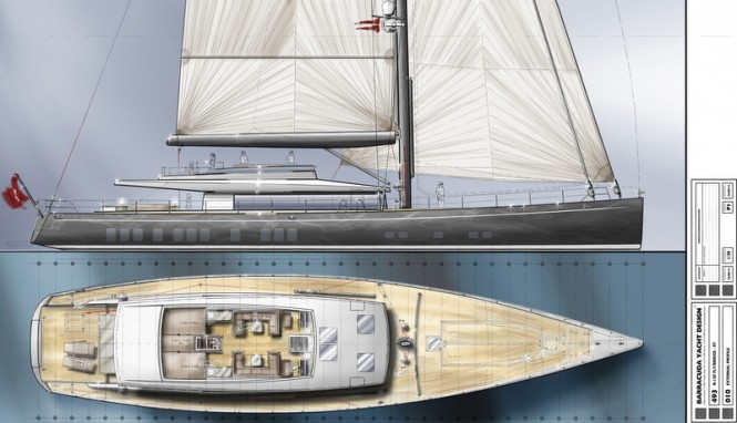 New 36,5m Super Yacht Design for Kingship by Barracuda Yacht Design
