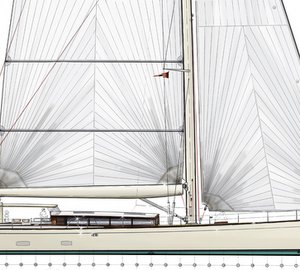 New 38m Sailing Yacht Concept for JFA Yachts introduced by Barracuda Yacht Design at MYS 2014