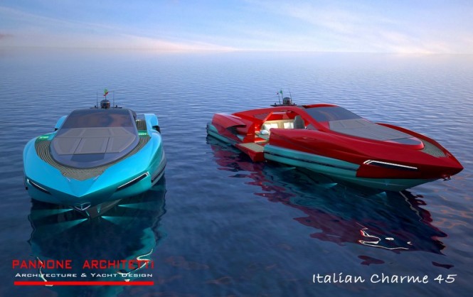 New Italian Charme 45 superyacht tender project by Studio Pannoni Architetti
