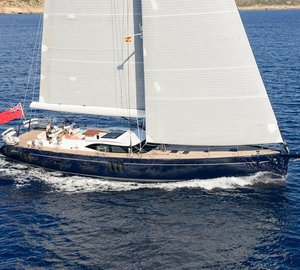 Oyster 825 sailing yacht REINA on display at Monaco Yacht Show 2014