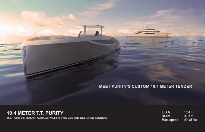 Purity Yacht Design and tender