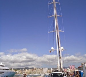 Photos: RSB Rigging working on Alloy sailing yacht KOKOMO
