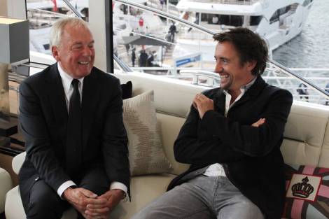 Robert Braithwaite, pictured here with Richard Hammond at last year’s show, will lead the new model presentation for Sunseeker