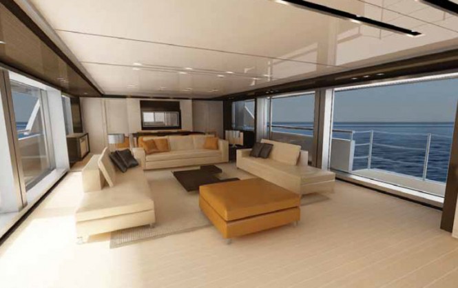 SF 35 superyacht concept - Cabin