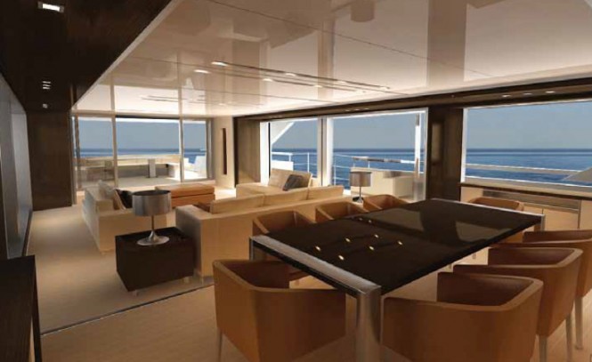 SF 35 yacht concept - Dining
