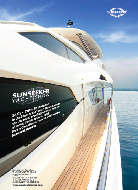 Sunseeker Yacht Show, September 24th to 28th, Beaulieu