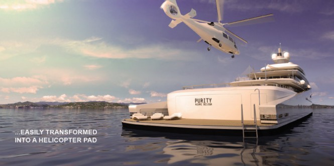 Super yacht Purity design