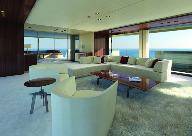 Super yacht SF40 - Saloon