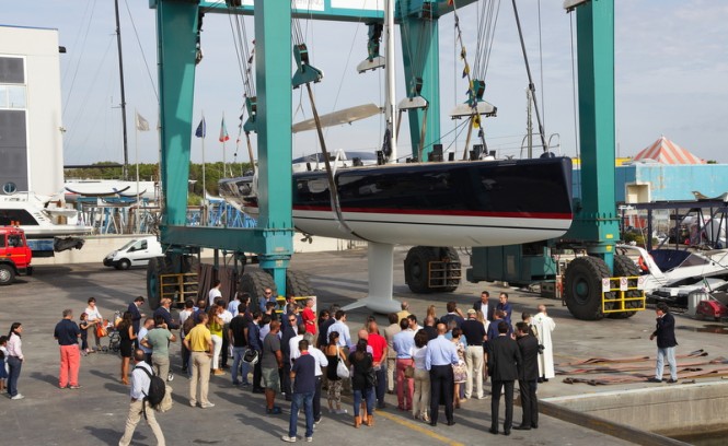 Superyacht Nakupenda at launch