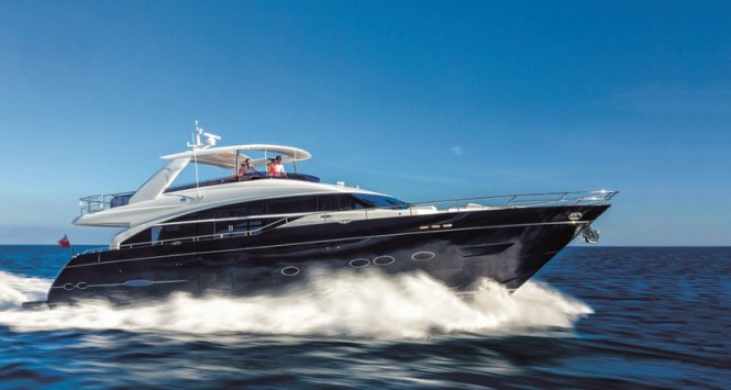 Superyacht Princess 88 - Image courtesy of Princess Yachts International plc