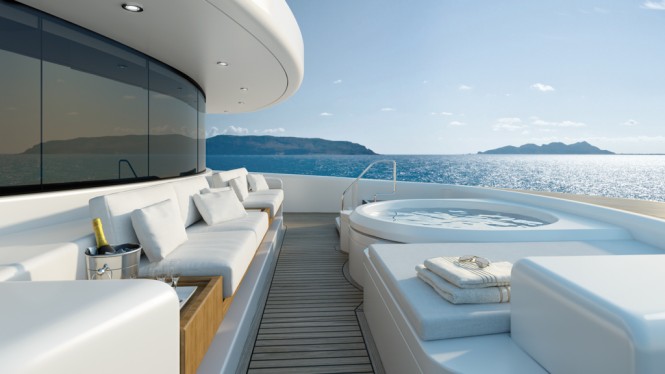 Tankoa Motor yacht S701 - Jacuzzi