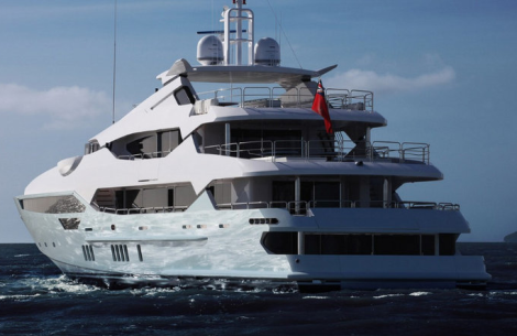 The Sunseeker 155 Yacht “BLUSH” makes her international public debut at the Monaco Yacht Show