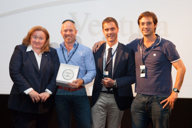 Ventura team receive Ferretti Group Sales Award