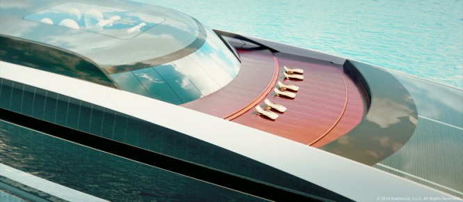 125m Iris Series Yacht - Front Deck