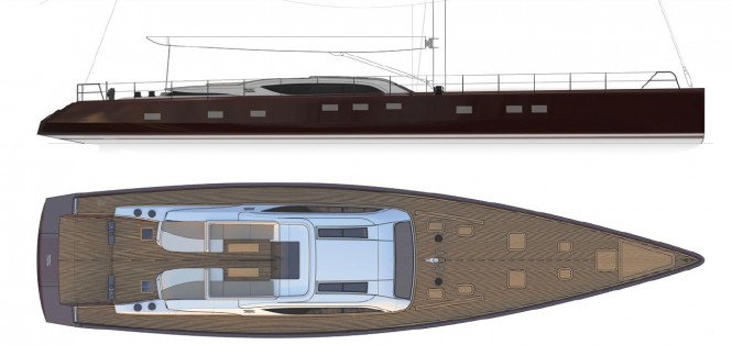 30m Sarp Yacht THE GEM - Profile