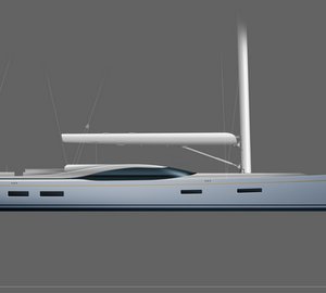 New 46m (150’) sailing yacht concept by Rob Doyle Design 