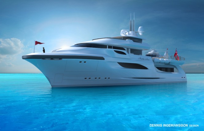 48m super yacht Arctic Sun II design