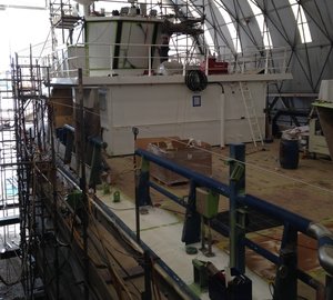 Diverse Projects acting as owner’s representative on superyacht support vessel UMBRA refit  