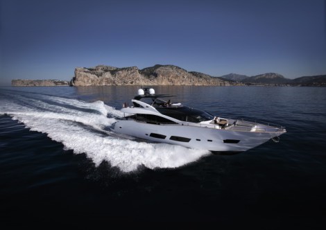 A star of the show - The Sunseeker 28 Metre Yacht will be on display at Barcelona Boat Show