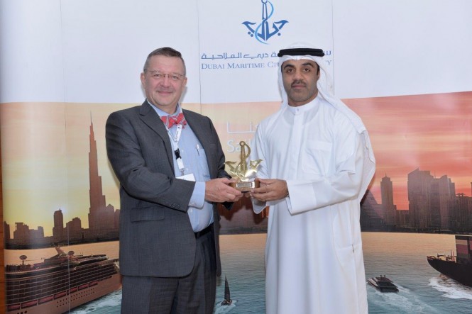 Amer Ali, the Executive Director of DMCA and H.E.  Danish Consul General, Bo Bjerregaard Rasmussen, ‏Acting Head of Mission, the Royal Danish Consulate General, Dubai